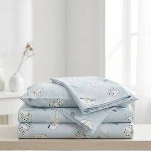 Custom Coastal Nursery Baby Crib Fitted Sheet OEM Tencel™ Baby Bedding Manufacturer - Product Image 1