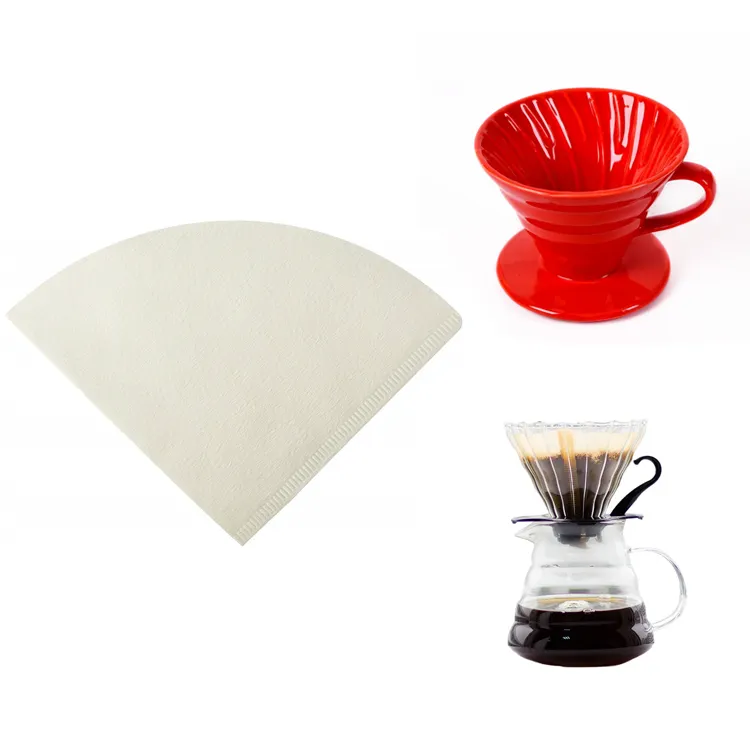 Kegelform Amazon Bestseller Papier kaffeefilter, Kaffee papier filter für Keramik tropfer