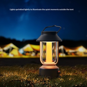 Lampe d'ambiance de camping extérieure à LED bicolore, rechargeable, longue durée, lampe de secours, lampe de tente, veilleuse - Product Image 4