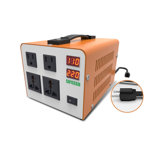 SUYEEGO 500va 1kva 2kva 3kva 5kva 110v 220v電圧コンバーターステップアップおよびダウントランススタビライザーレギュレーター - Product Image 1