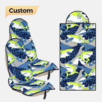 Housse de siège sport en microfibre populaire, antidérapante, absorbante, imperméable, pour voiture et salle de sport, serviette de plage