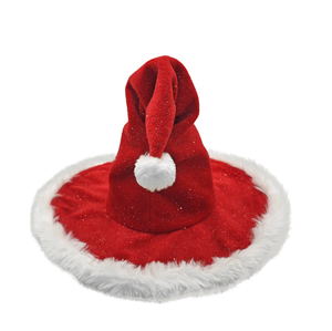 عيد الميلاد ساحرة ساحرة صغيرة حمراء ركوب غطاء محرك السيارة البوليستر الكبار حفلة صور الديكور مهرجان الديكور - Product Image 5