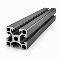 Profilé d'extrusion en aluminium sur mesure 6063-T5 à rainures en T pour système de fenêtre solaire photovoltaïque, anodisé, usiné CNC, OEM, marque NeoVehicle, 6,5 m