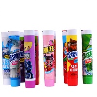 Tube d'emballage en aluminium-plastique laminé pour chewing-gum, 12,7-35 mm, bouchon à vis, impression UV personnalisée, logo, 9 ml