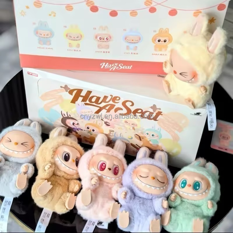 Popmart Labubu Blind Box Mystery - Cute Macaron Plush Toys