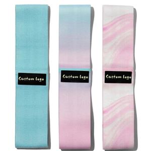 हिप बैंड प्रतिरोध कस्टम बूटी बैंड हिप सर्कल प्रतिरोध बूटी ग्लूट्स लूप कपड़े प्रिंटिंग सर्कल पैटर्न होम कसरत - Product Image 1