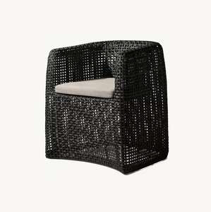 GEMINI, recién llegado, conjunto de jardín para patio al aire libre, sillón de comedor de mimbre de <span class=keywords><strong>resina</strong></span> hecho a mano contemporáneo para todo tipo de clima - Product Image 1
