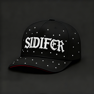 Cappello da Baseball Sidifer Personalizzato a 5 Pannelli in Pelle Scamosciata con Toppa Ricamata 3D, Foderato in Raso, Cappellino Sportivo da Uomo Stile Street Dobby, Disegna il Tuo - Product Image 2
