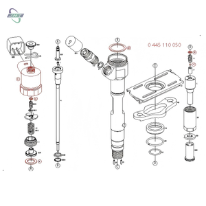 2354045 0445110050 <span class=keywords><strong>0</strong></span> 445 110 050 Inyector <span class=keywords><strong>de</strong></span> Combustible para Rover 75 UK614808-27, Piezas <span class=keywords><strong>de</strong></span> Repuesto Duraderas y Potentes para Motor, Accesorios para Motor - Product Image 2