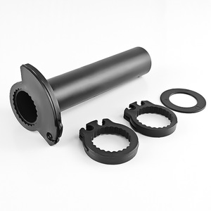Núcleo de acelerador para manillar de motocicleta Qiangye, negro, universal, para modificación de manillares todoterreno - Product Image 3