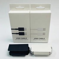 Kabel USB C ke C Tipe C ke Tipe C 60W PD Pengisian Cepat Kompatibel Untuk Ponsel Samsung Note20 Seri S20