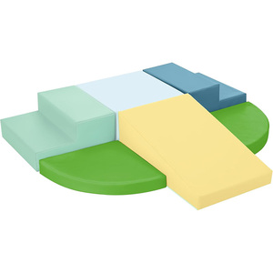Structure de jeu d'escalade et d'éveil en mousse <span class=keywords><strong>pour</strong></span> bébés et tout-petits en similicuir souple, <span class=keywords><strong>pour</strong></span> activités intérieures d'escalade et de ramper - Product Image 2