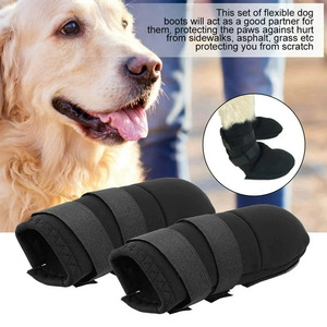 Protections pour pattes de chien, couvre-chaussons chauds et durables en tissu, pour chiens de petite, moyenne et grande taille. - Product Image 3