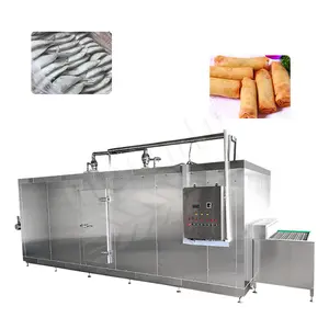 MY Quick Freeze Green Peas French Fries Freezer Machine Iqf Fluidized Equipment for Continues