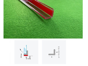 Porte en verre multi-usages polycarbonate grève <span class=keywords><strong>angle</strong></span> jambage avec du ruban adhésif 3M - Product Image 4