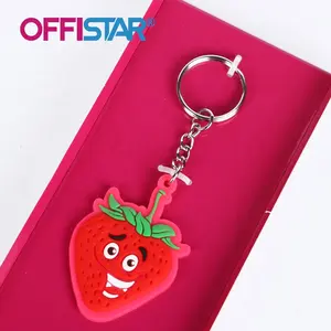 Mode personal isierte Schlüssel ring Mädchen Rucksack Tasche Anhänger Fruchtform lustige niedliche duftende Schlüssel bund