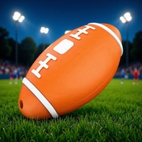 Dispositif anti-perte en forme de ballon de rugby compatible avec la fonction Localiser d'Apple, en matériau ABS, traceur Loshall Tag Locator