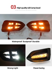 Feu DRL à LED étanche pour Hyun dai Solaris accon 2017 <span class=keywords><strong>2018</strong></span> 2019, 2 pièces, phare antibrouillard - Product Image 5