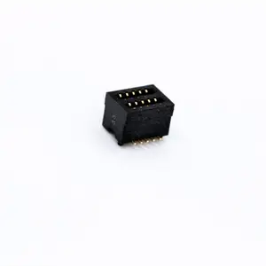 SMT 0.8mm Pitch 10Pin Au placcato bordo femminile per bordo Dual Row Pin connettori