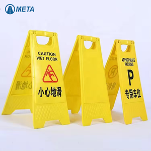 لافتة تحذير قابلة للطي على شكل حرف A - لافتة أمان صفراء للأرضيات - Product Image 4