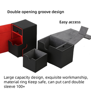 Torson100 + PU Da Chỉ Huy Lưu Trữ Thuận Tiện Lật Thiết Kế Boong Hộp Bảo Vệ Cho Chơi Thẻ - Product Image 3