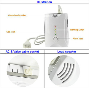 Usage <span class=keywords><strong>domestique</strong></span> Fixe <span class=keywords><strong>Alarme</strong></span> <span class=keywords><strong>Incendie</strong></span> Détecteur de Gaz Méthane pour La Sécurité À La Maison - Product Image 3