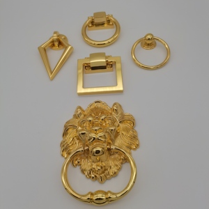 Decorative Modern Design <strong>Gold</strong> Metal lion <strong>Door</strong> <strong>Knocker</strong> for <strong>Knocker</strong> Chair - Product Image 1