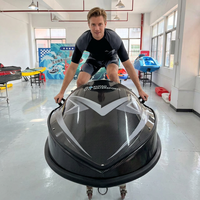Kayak électrique à coque en PE, capacité simple/double, batterie au lithium ternaire 72V 8.4KWH, design pliable étanche, capacité de charge 150kg
