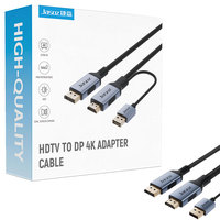 Câble Jasoz 1,5 m/2 m pour ordinateur, téléviseur HD, boîtier TV, ordinateur portable, blindage tressé, gaine en PVC, 4K 60 Hz