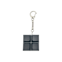 Porte-clés personnalisé avec interrupteur mécanique LED à 3 touches, jouet anti-stress, interrupteur LED pour cadeaux promotionnels