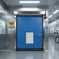 Windproof Self Repairing PVC High Speed Door Waterproof Fast Roll up Door Stainless Steel Frame Industrial Rapid Doors