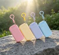 Flacon pulvérisateur vide en U de 20-30 ml avec crochet, multicolore, pour emballage cosmétique portable – Vente en gros