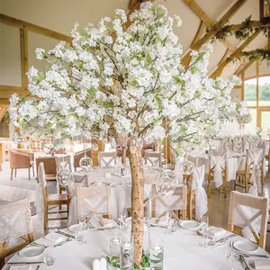 Árvore de cerejeira de seda artificial flor de cerejeira peça central do casamento para vender árvores artificiais por atacado para decoração