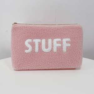 Bolsas de Maquillaje de Terciopelo de Cordero para Mujer, Bolsa de Aseo de Tela de Felpa, Linda Bolsa de Cosméticos de Peluche - Product Image 3