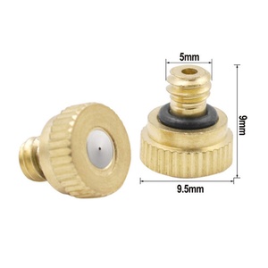 Low <b>Pressure</b> Mister Anti-Drip Fogging Spray Head Dust Control Sprinkler Mist Nozzles, Spray Atomizing Misting Brass Nozzles - Product Image 2