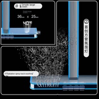 Nouveau Système de Douche Intelligent 2025 Tiktok avec LED et Massage Dorsal, Robinetterie Murale Exposée pour Salle de Bain, Ensemble de Douche