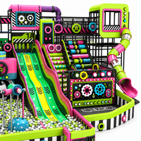 Structure de trampoline intérieur sur mesure à thème, recyclable, prix d'usine, équipement commercial personnalisé, aire de jeux intérieure pour enfants