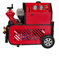 Pompa Pemadam Kebakaran Portabel Aliran Tinggi Timecore JBQ3.0/33.5-RT Pompa Air Bensin untuk Penyelamatan Kebakaran