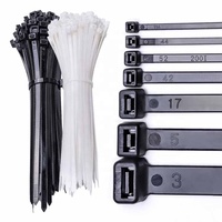FSCAT Industrial, Juego de 400 Bridas de Nylon 66 Autoblocantes, Surtido de 4+8+10+12 Pulgadas, Bridas de Plástico para Hogar, Oficina y Bricolaje