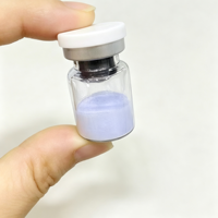 OEM ODM Kemasan Kustom GHK-Cu 50mg Bubuk Liofilisasi Label Pribadi Tembaga Biru Bahan Baku Kosmetik Produsen