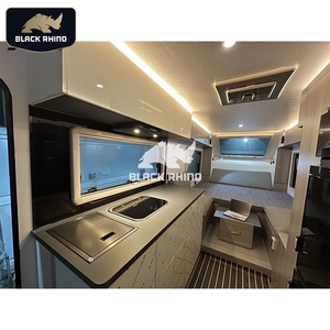 Petite remorque de voyage certification ce caravane remorquage américain 6 couchettes <span class=keywords><strong>pas</strong></span> <span class=keywords><strong>cher</strong></span> famille européenne hors route avec lits superposés - Product Image 5