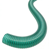 Tuyau flexible en PVC transparent Huachen renforcé avec fil d'acier hélicoïdal, résistant à la chaleur, avec protection UV et service de découpe