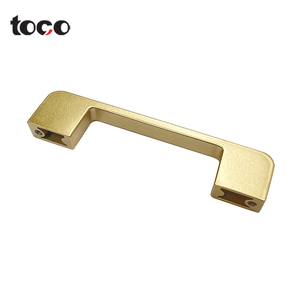 TOCO katı ahşap altın dolap donanım Modern tasarım mutfak yatak odası banyo dolapları için çekmece kolları kapı çeker mobilya - Product Image 4