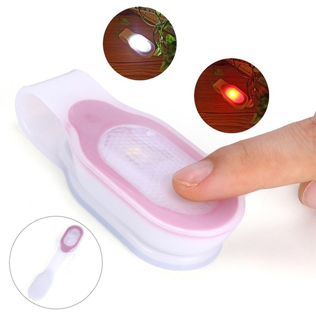 Hands Free LED Running Magnetic Collar Clip LED Flashlights Clip Nurse Night Light