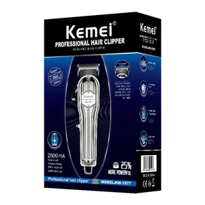 kemei 1977 Hair Clippers Blade Sharpener Hair Clippers Men Professional Electric Trimmer Barber Machines For Salons
