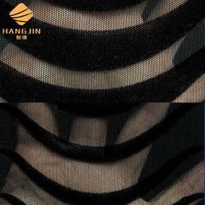 4 웨이 스트레치 얇은 명주 그물 메쉬 원단 맞춤 flocking tulle 탄성 스트레치 메쉬 tulle 패브릭 - Product Image 6