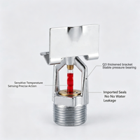 Sprinkler horizontal à réponse rapide et couverture étendue K115 pour la lutte contre l'incendie, pour système de protection incendie