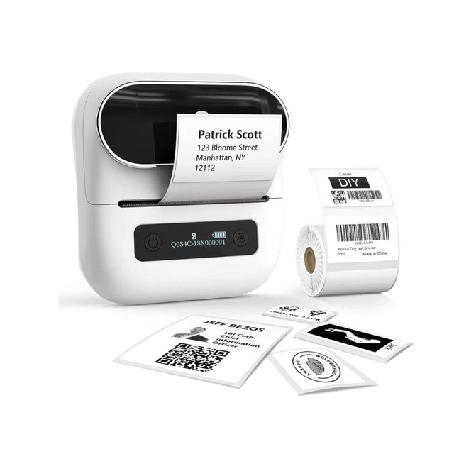 Original  M220 Printing Sticker BT Label Machine Jewelry Clothing Label Wireless Thermistor Strip Label Printer