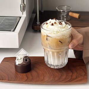 Tazza in Vetro Impilabile per Caffè, Latte Freddo Americano, Succhi e Dessert, Stile Australiano - Product Image 2