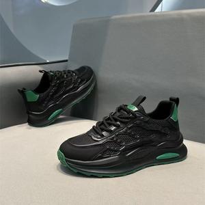 Zapatos de Primavera, Transpirables, con Puntera de Acero, para Uso en Fábrica, con Parte Superior de Cuero, Modernos, Versátiles, con Suela Gruesa, Deportivos, Casuales, Tipo Skate - Product Image 4